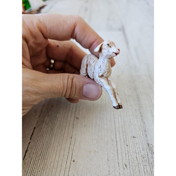 Fontanini baby lamb sheep nativity 47 village Xmas - Picture 3 of 7